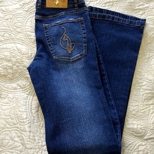 Baby phat bootcut medium wash jeans